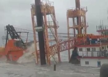 Cuaca Ekstrem Seminggu Terakhir, 3 Kapal Kandas di Pelabuhan Tanjung Emas Semarang