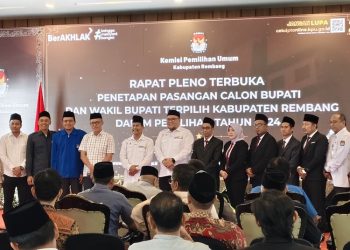 6 Februari, Harno-Hanies akan Dilantik Jadi Bupati-Wakil Bupati Rembang oleh Prabowo