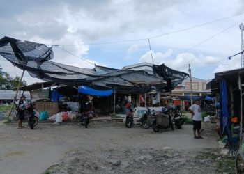 Setahun Lebih Usai Kebakaran, Pedagang Pasar Ngawen Blora Dirikan Lapak Darurat