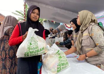 Pasar Murah Digelar di Undaan Kudus, Satu Paket Sembako Dijual Rp 50 Ribu