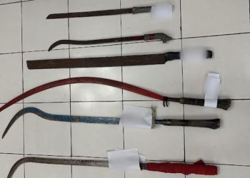 Viral Berkendara di JLS Pati Sambil Bawa Sajam, 6 Remaja Ditahan Polisi