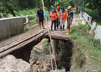 3 Jembatan di Randublatung Blora Ambrol Akibat Longsor, Akses Warga Terputus