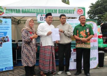 Permudah Pembuatan NIB, DPMPTSP Blora Buka Stand Layanan di Gebyar Ramadhan 