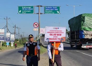 Usai Sosialisasi, Truk di Kendal Bisa Kena Tilang Jika Langgar Aturan Pembatasan