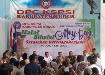 Gelar Dialog saat Hari Buruh, Bupati Kudus Sebut Strategi Pemkab Sejahterakan Pekerja