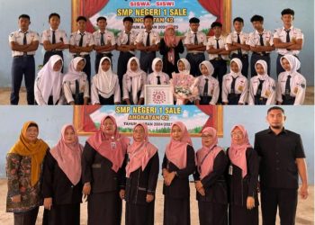 Tangis Haru Selimuti Pelepasan Siswa Kelas IX SMPN 1 Sale Rembang