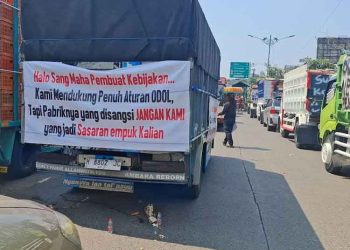 Ribuan Sopir Truk Bawa 16 Tuntutan dalam Demo Tolak ODOL di Semarang