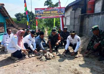 Bupati Harno Buka TMMD Sengkuyung di Pelemsari Rembang