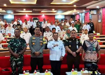 Hadiri Peluncuran Logo HUT RI, Bupati Semarang Imbau Warga Pasang Bendera