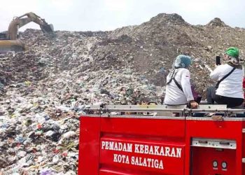 Gunungan Sampah di TPA Ngronggo Salatiga, Dewan: Hampir Longsor