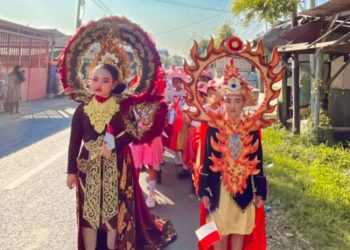SDN 2 Sumberjo Rembang Gelar Karnaval Sambut HUT RI Ke-80