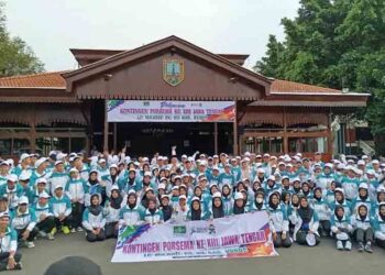 Lepas 343 Atlet Kudus Bertanding ke Porsema Jateng, Bupati: Junjung Tinggi Sportivitas