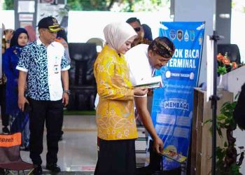 Fasilitas Pojok Baca Hadir di Terminal Tingkir Salatiga, Walkot Beri Apresiasi