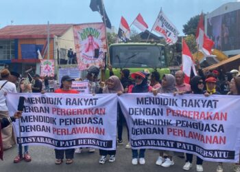 Berlangsung Damai, Aksi di depan DPRD Pati Disebut Bukan Demo Jilid II