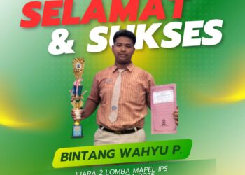 Siswa SMPN 1 Kaliori Raih Juara 2 Lomba IPS di HUT Smansa Rembang