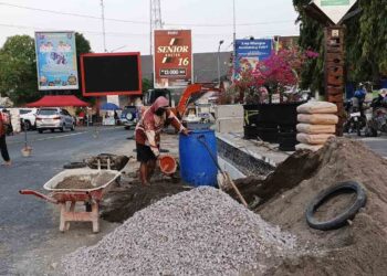 Proyek Drainase Alun-Alun Blora Capai 75 Persen, Target Selesai Desember