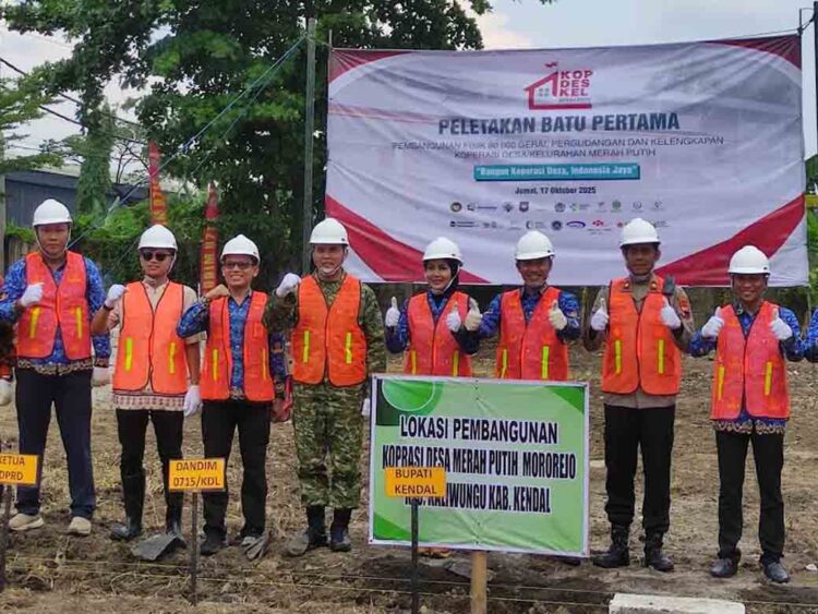 Enam Koperasi Desa Merah Putih Mulai Dibangun di Kendal