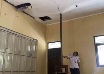 Perbaikan Atap Kelas SDN Terangmas Masuk Prioritas Pemkab Kudus