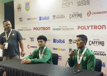 Dua Atlet Gulat Asal Jatim Raih Medali Emas di Ajang PON Bela Diri Kudus 2025