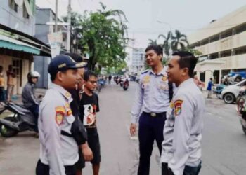 Antisipasi Kepadatan, Area Parkir di Pasar Banjarsari Pekalongan Mulai Ditata Ulang