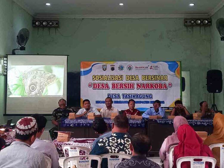 Dinpermades Rembang Gencarkan Sosialisasi Desa Bersinar untuk Berantas Narkoba