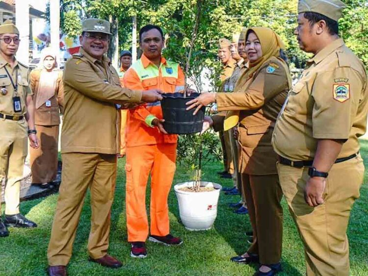Raih UI Green City Metric, Walkot Salatiga Hibahkan Tanaman ke Sekolah