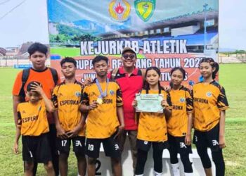 SMPN 2 Kaliori Kembali Meraih Prestasi di Ajang Kejurkab Atletik 2025