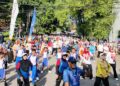 4.000 Peserta Ikuti Jalan Santai-Senam Zumba PGRI Cabsus Rembang