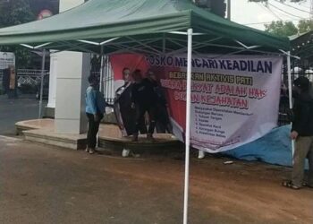 Baru Berdiri Satu Jam, Posko MPK di Pati Dibongkar