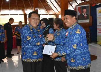 74 PNS di Pemkab Grobogan Terima SK Pensiun Digital
