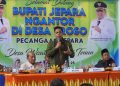 Ngantor di Desa Troso, Bupati Jepara Dorong Normalisasi Sungai