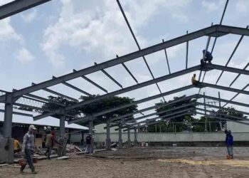 Pakai APBD Rp1,1 Miliar, Pembangunan Pasar Babe Kudus Hampir Rampung
