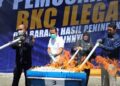 9,5 Juta Rokok Ilegal Dimusnahkan di Kudus, Nilai Barang Capai Rp14 M