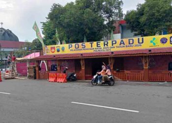 Jelang Nataru, Dua Pos Pengamanan Didirikan di Pati