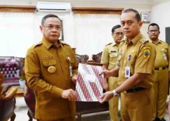 Febes Mulyono dan Tony Romas Dilantik Jadi Kepala BPKAD dan Dishub Pati