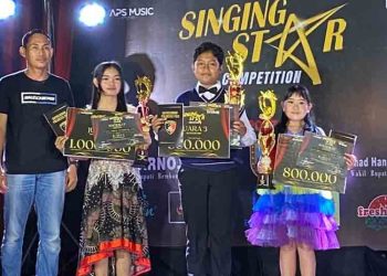 Afriza Arvin Pramudita Raih Juara 3 di Singing Star Competition Rembang