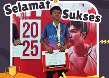 Siswa SMPN 1 Kaliori Raih Juara 1 Bulu Tangkis Bupati Cup Rembang