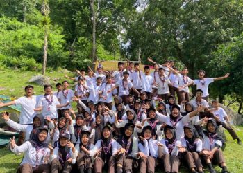 Dewan Penggalang SMPN 1 Sulang Sukses Adakan Kenaikan Tingkat dan Fun Game
