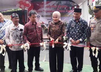 Diresmikan Bupati Kendal, Warga Gelar Syukuran Jalan Getas Kini Mulus