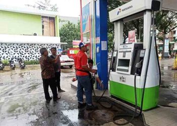 Imbas Curah Hujan Tinggi, Sejumlah SPBU di Kudus Terpaksa Tutup