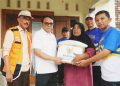 Plt Bupati Chandra Salurkan Bantuan Sembako ke Warga Terdampak Banjir di Gabus Pati