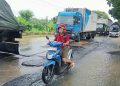Arus Lalin di Pantura Pati-Juwana Macet Hingga Jalan Lingkar Selatan