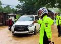 Arus Lalu Lintas di 3 Ruas Jalan Menuju Pati Kota Tersendat Akibat Banjir