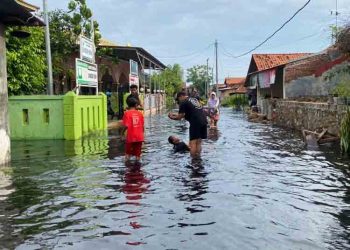 300 KK Terdampak Banjir Akibat Tanggul Sungai Bremi Pekalongan Jebol