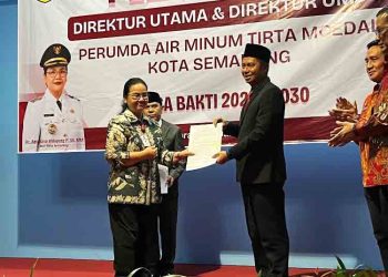 Lantik Direksi Baru PDAM, Walkot Semarang Beri Tugas Tambahan