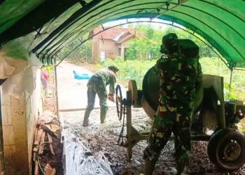 TMMD di Balong Jepara Sasar Pembangunan Jalan Beton Sepanjang 774 Meter