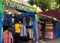 Pedagang di Dandangan Kudus Keluhkan Tenda Bocor Hingga Listrik Mati