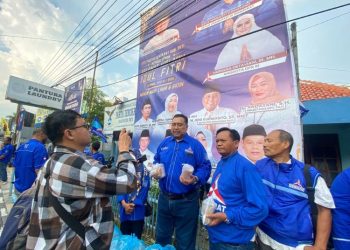 Bagikan 500 Takjil, Fraksi Demokrat DPRD Pati Ambil Jajanan dari Pelaku UMKM