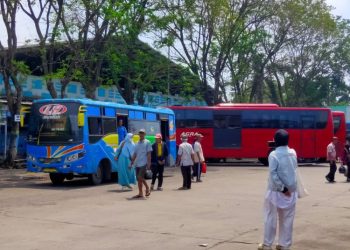 Arus Balik Lebaran, Ratusan Bus Padati Terminal Kembangjoyo Pati