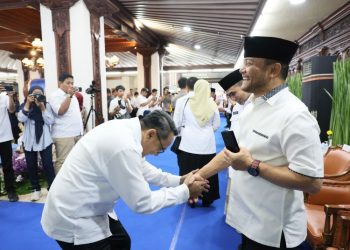 Plt Bupati Pati Perkuat Koordinasi di Momen Halal Bihalal Kepala Daerah se-Jateng